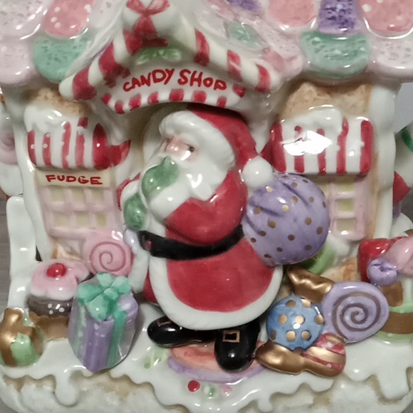 Fitz and Floyd Candy Lane Teapot New - Picture 2 of 11